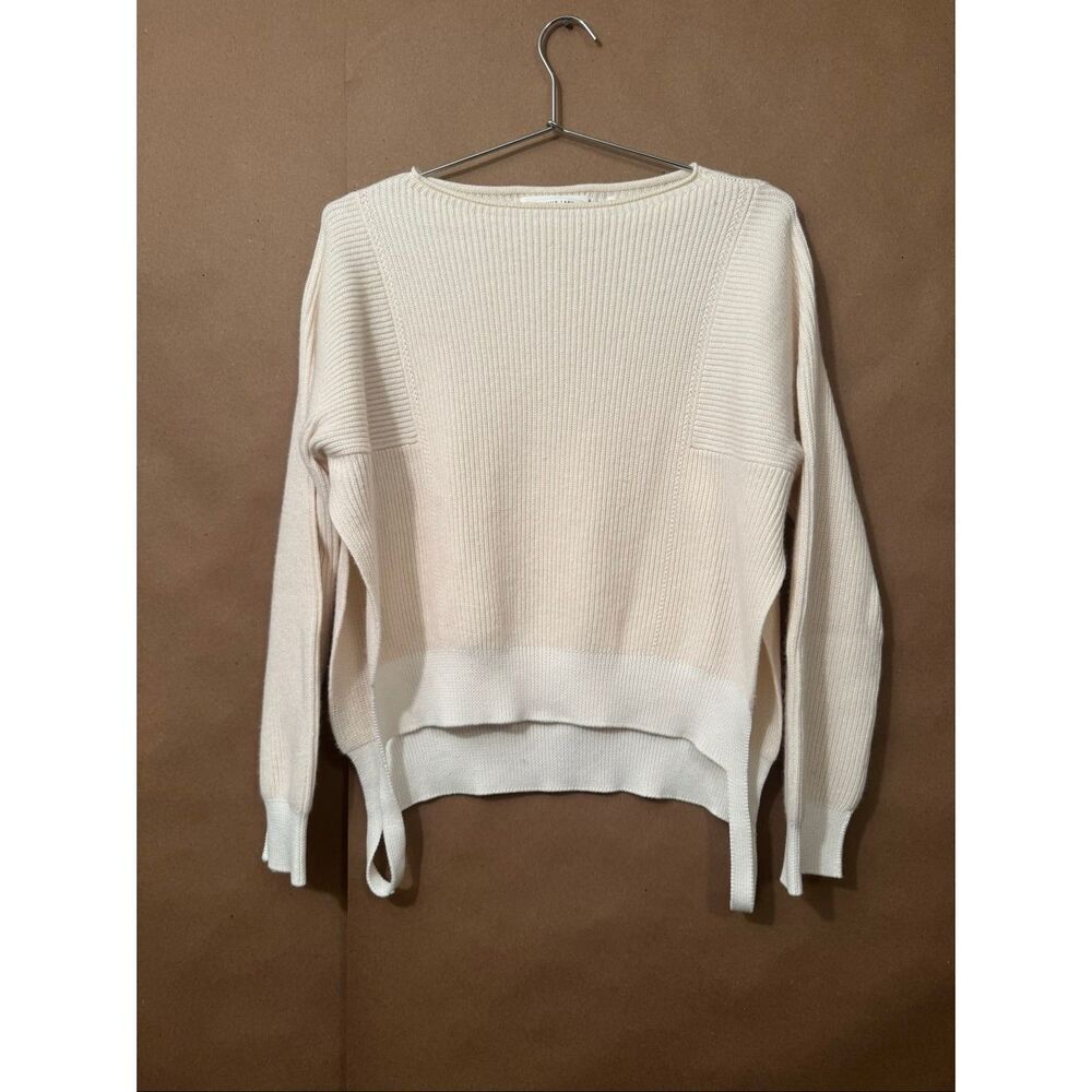Helmut Lang Cotton/Wool/Cashmere‎ Blend Bateau Neckline Sweater